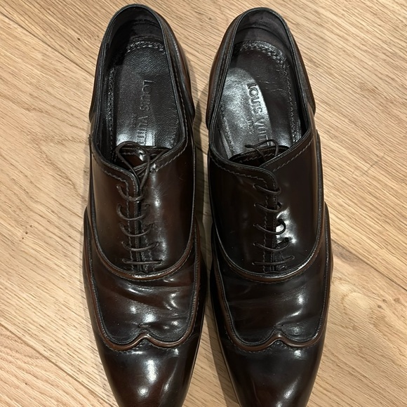 Men’s Louis Vuitton brown loafers, size 10 - Picture 1 of 6